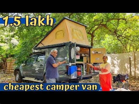 Isuzu India D-Max S-Cab pick up truck converted into a camper for Rs 1. ...