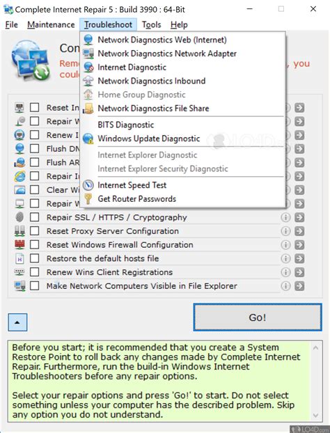 Complete Internet Repair