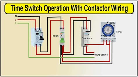 Image result for Delay Timer Connection On Contactors
