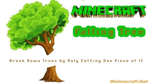 Tree Falling Over Mod Minecraft 的图像结果