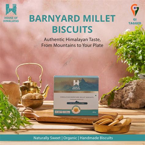 Himalayan Barnyard Millet Biscuits (Jhangora Biscuits) – House of Himalayas