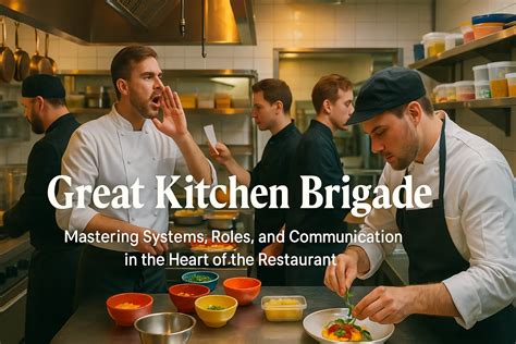 How a Great Kitchen Brigade Works Like Clockwork | Restaurant Kitchen ...