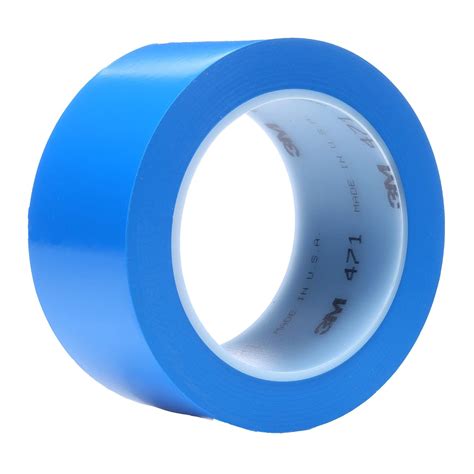 Buy 3M Vinyl Tape 471, 1-12 in x 36 yd, Blue, 24 Rolls, Blue Floor Tape ...