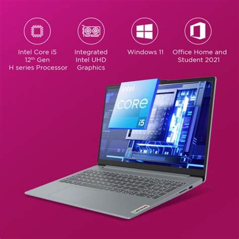 Lenovo IdeaPad Slim 3 Intel Core i5 12th Gen 12450H - (16 GB/512 GB SSD ...
