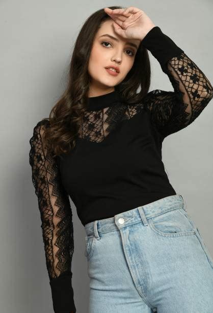 Black Top Full Sleeve - Buy Black Top Full Sleeve online at Best Prices ...