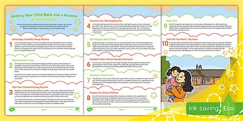 Parent Guide To Children's Morning Routine for School