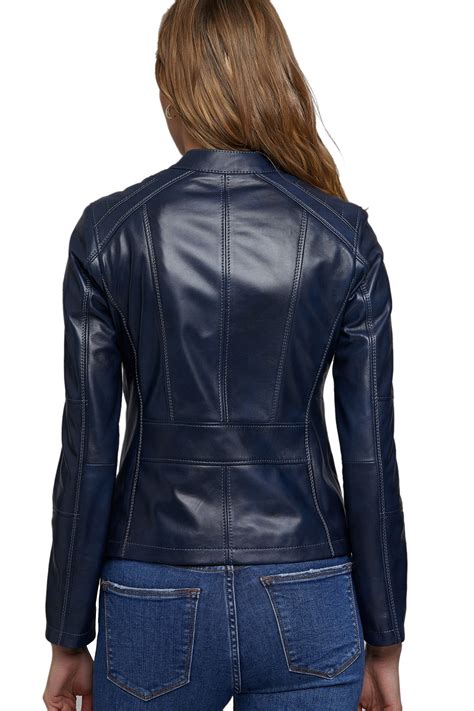 What To Wear With A Navy Leather Jacket at John Sigel blog