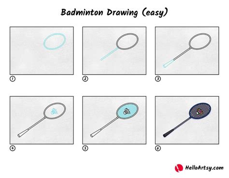 Simple Badminton Drawing 的图像结果