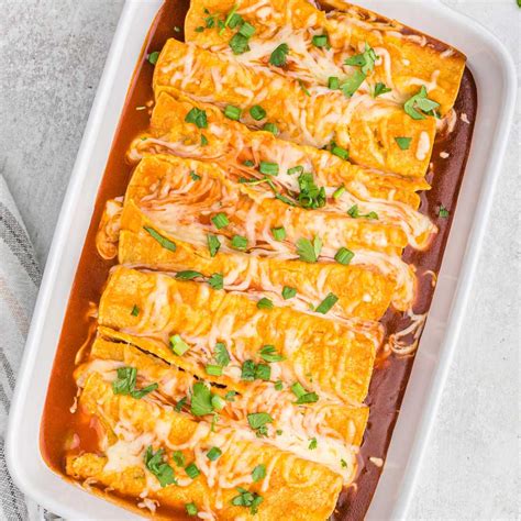 Cheese Enchiladas With Rice And Beans