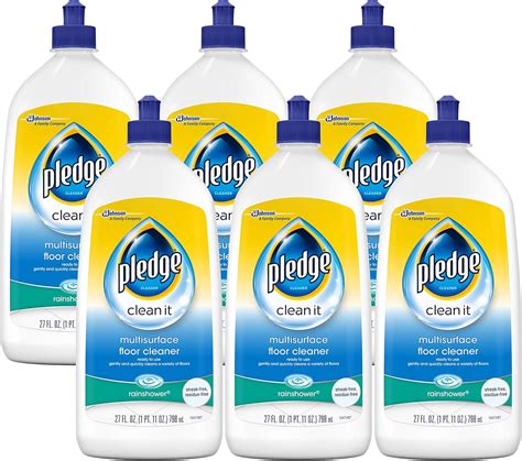 Amazon.com: Pledge Wood Floor Cleaner Liquid, Shines Hardwood, Removes ...