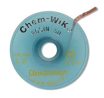 Chemtronics 5-5L Chem-WIK Rosin SD Desoldering Braid 0.050in/1.3mm ...