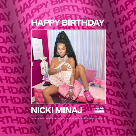 Nicki Minaj Happy Birthday