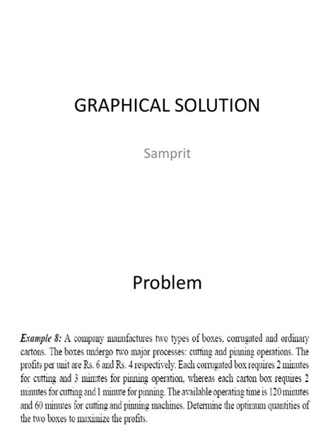 Graphical Solution Procedure 的图像结果