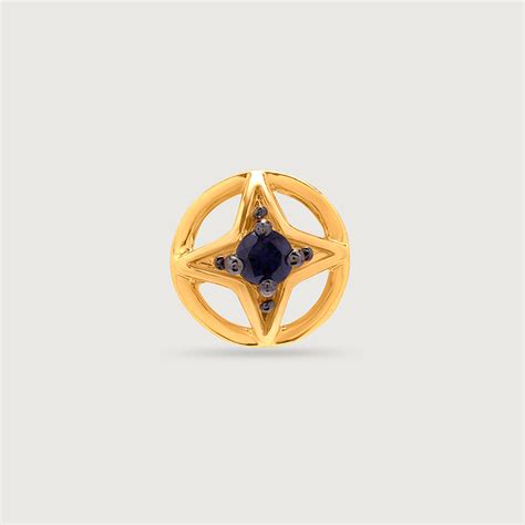 14KT Yellow Gold Diamond Nose Pin