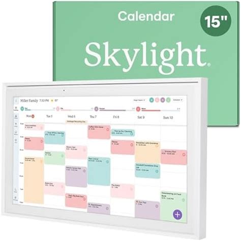 Skylight 15-Inch Digital Calendar & Daily Planner, Touchscreen Smart ...