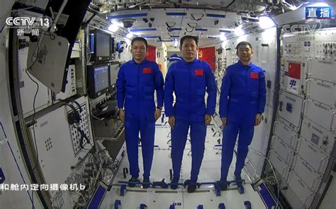 CCTV13中国空间站特别报道 第二次出舱 首次出舱+发射+进驻_哔哩哔哩_bilibili