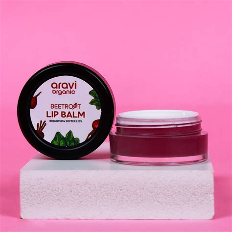 Beetroot Lip Balm With Beetroots, Shea Butter & Cocoa Butter - 8gm ...