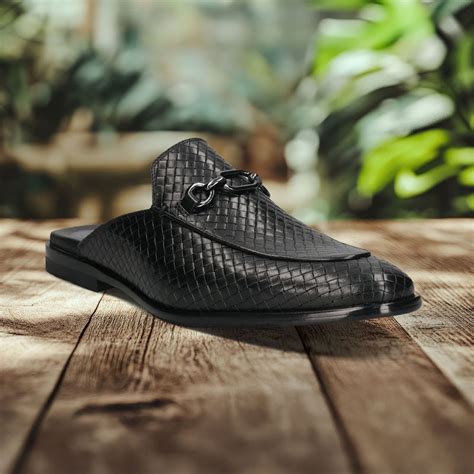 Buy Bugatti Rico Men Slip On Casual Black Mules Online