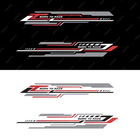 Sport racing stripes car stickers modification body speed and drift ...
