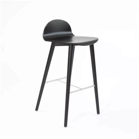 BIM objects - Free download! Nam Nam - Wood Bar Stool Low Back | BIMobject