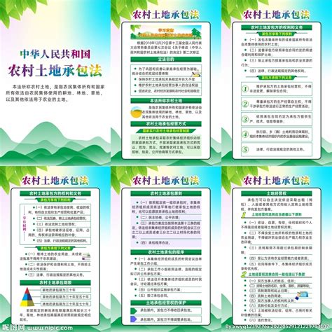 中华人民共和国农村土地承包法设计图__展板模板_广告设计_设计图库_昵图网nipic.com