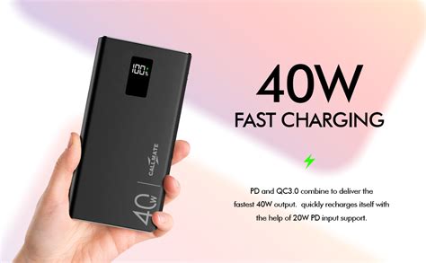CALLMATE 20000Mah Power Bank, 40W Charging with Type C Pd (Input ...