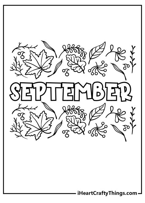 Easy September Coloring Pages: Fun Activities for Kids