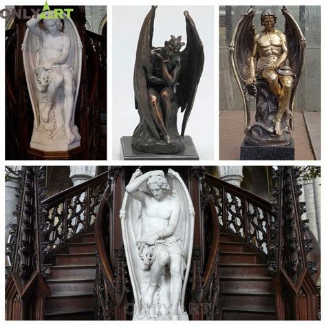 Lucifer Statue In A Church at Lance Upshaw blog