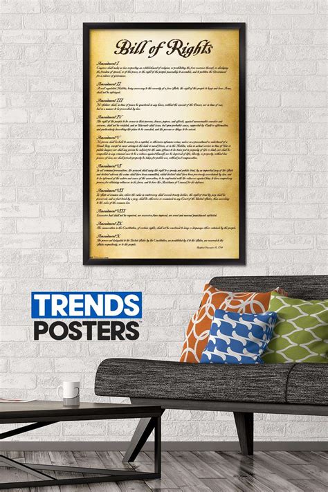 The United States of America Bill of Rights Poster | eBay