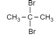 1-Methylethylene oxide on reaction with an excess of textHBr produces