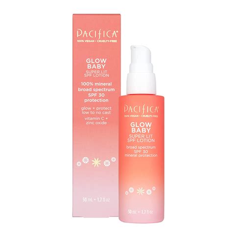 Amazon.com : Pacifica Beauty Glow Baby Super Lit SPF 30 Lotion ...
