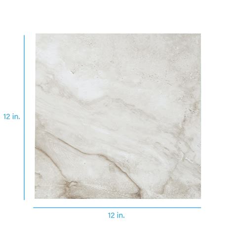 Style Selections Alpine Stone Off-white Stone Look 3-mil x 12-in W x 12 ...