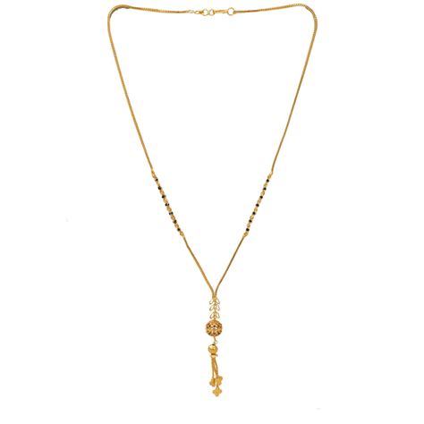 Astonish Gold Plated Meenakari Mangalsutra – Meira Jewellery