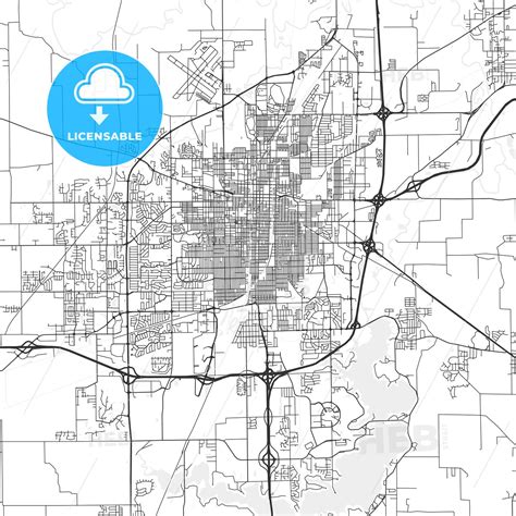 Image result for Springfield IL City Limits Map