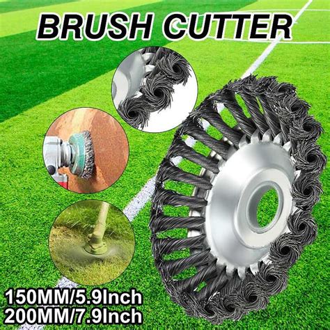 6'' Solid Steel Wire Wheel Garden Weed Brush Lawn | Ubuy India