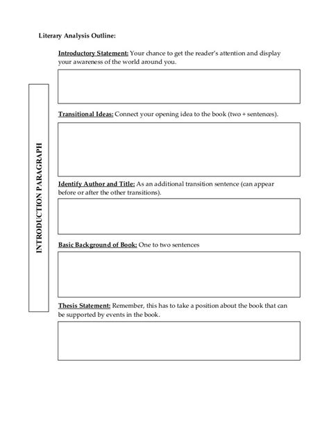 Image result for Textual Analysis Outline Example