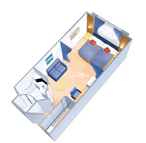 Mariner of the Seas Spacious Oceanview Stateroom