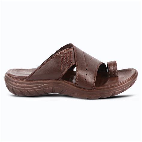 Medifeet Sturdy & Comfortable men's Slippers (Leather Slippers with Ar