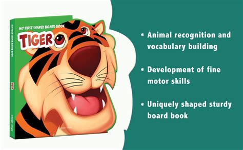 Buy My First Shaped Board book - Tiger, Die-Cut Animals, Picture Book ...