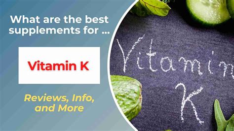 4 Best Vitamin K Supplements — Eating Enlightenment