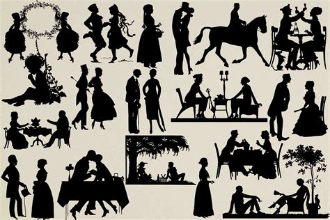 Vintage Silhouette Images