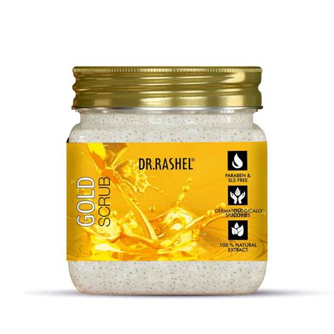 Gold Scrub for Luxurious Glow - Dr.Rashel