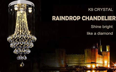 K9 Crystal Raindrop Chandelier – Harold Electricals