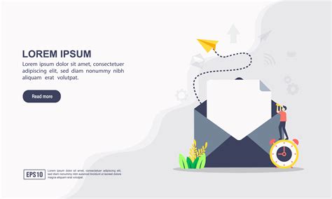 Email Landing Page Template Graphic by efosstudio · Creative Fabrica