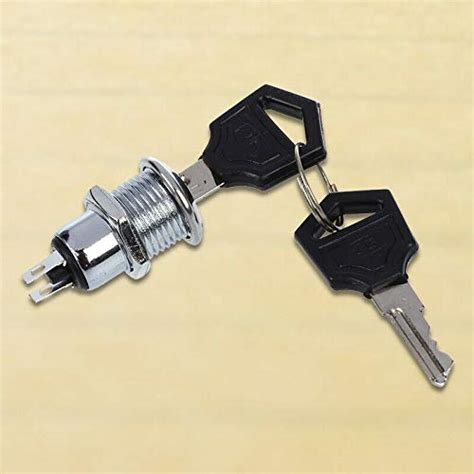 ELECTROPRIME On Off Two Terminals Keyswitch Keylock Switch w Keys D4G5 ...