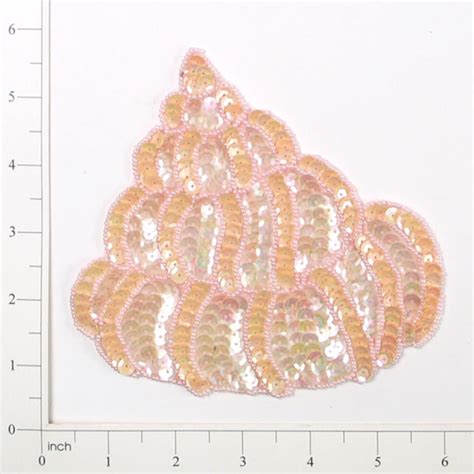 Sequin Shell Applique/Patch, Color: Multi Colors | Michaels
