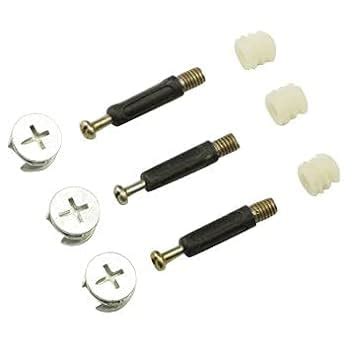 MiniFix Screws Set Furniture Board Cam Fitting and Pre-Inserted Nut ...