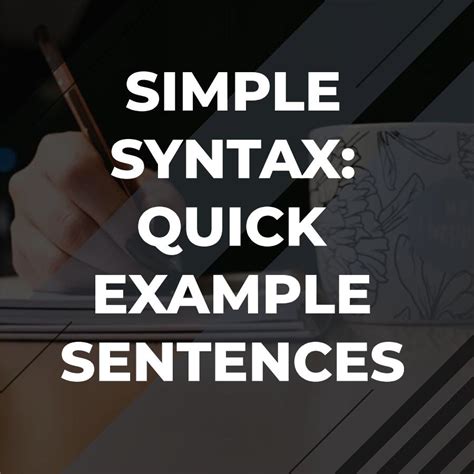 Image result for Syntax Examples