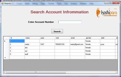 Image result for Bank Management System Visual Basic6.0