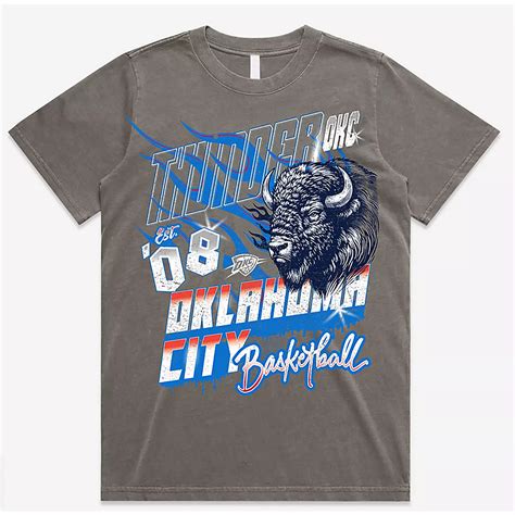 The Wild Collective Men's Oklahoma City Thunder Est. Band Graphic T ...